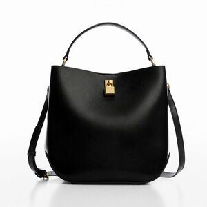 Mango MNG - NWOT black bucket bag